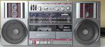 BoomBox Magnetofon przenośny kasetowy Hitachi TRK - 9110 E