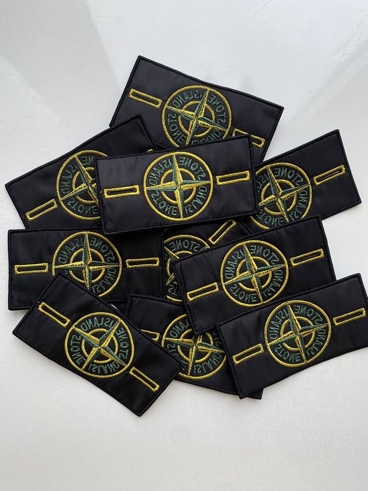 Аутентичний комплект аксесуарів Stone Island патч бірки ґудзики бирки