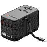 Verbatim Adapter podróżny EU/UK/US GaN   USB-A/3xUSB-C PD 85W CNT-02