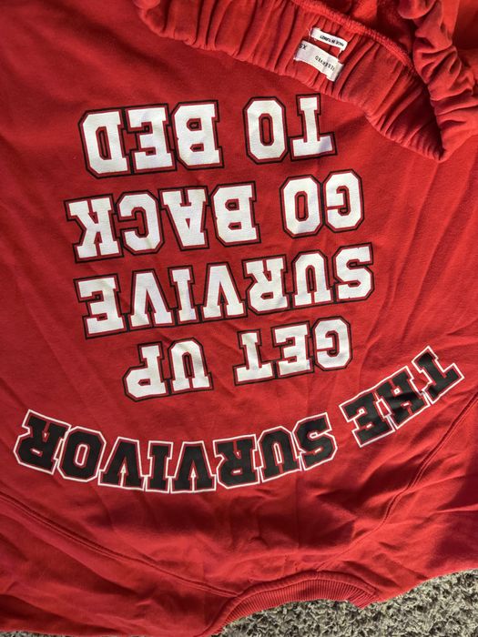 Reserved костюм червоний фліс