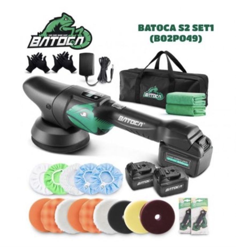 Акумуляторна полірувальна машина BATOCA S2 SET1 - ексцентрикова