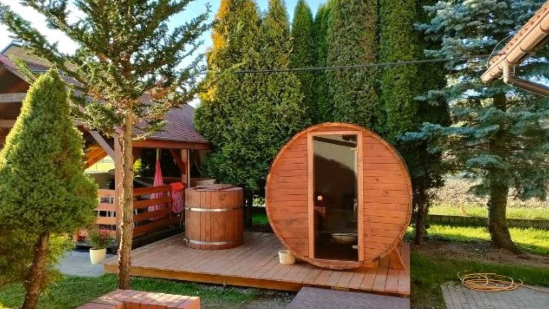 Sauna Ogrodowa 2x2 Samodzielny montaż BECZKA