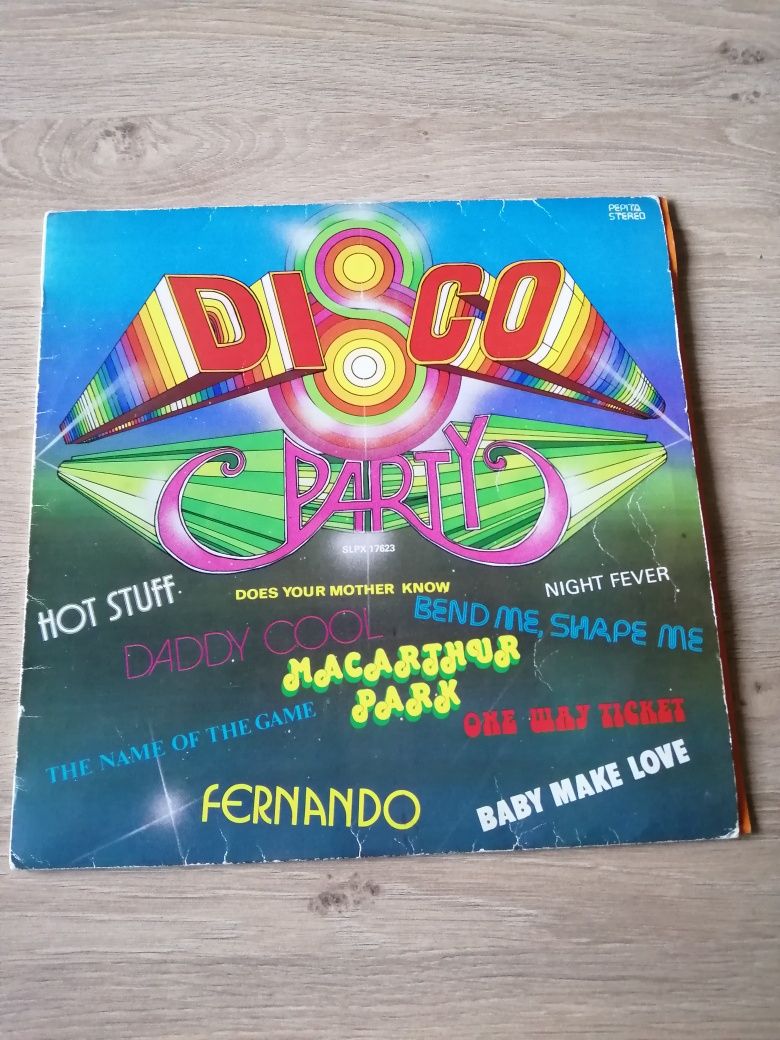 Płyta winylowa disco party