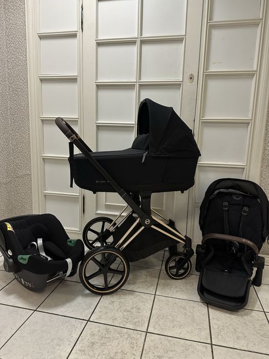 Коляска 3в1 Cybex Priam 4.0 візок cybex rose gold