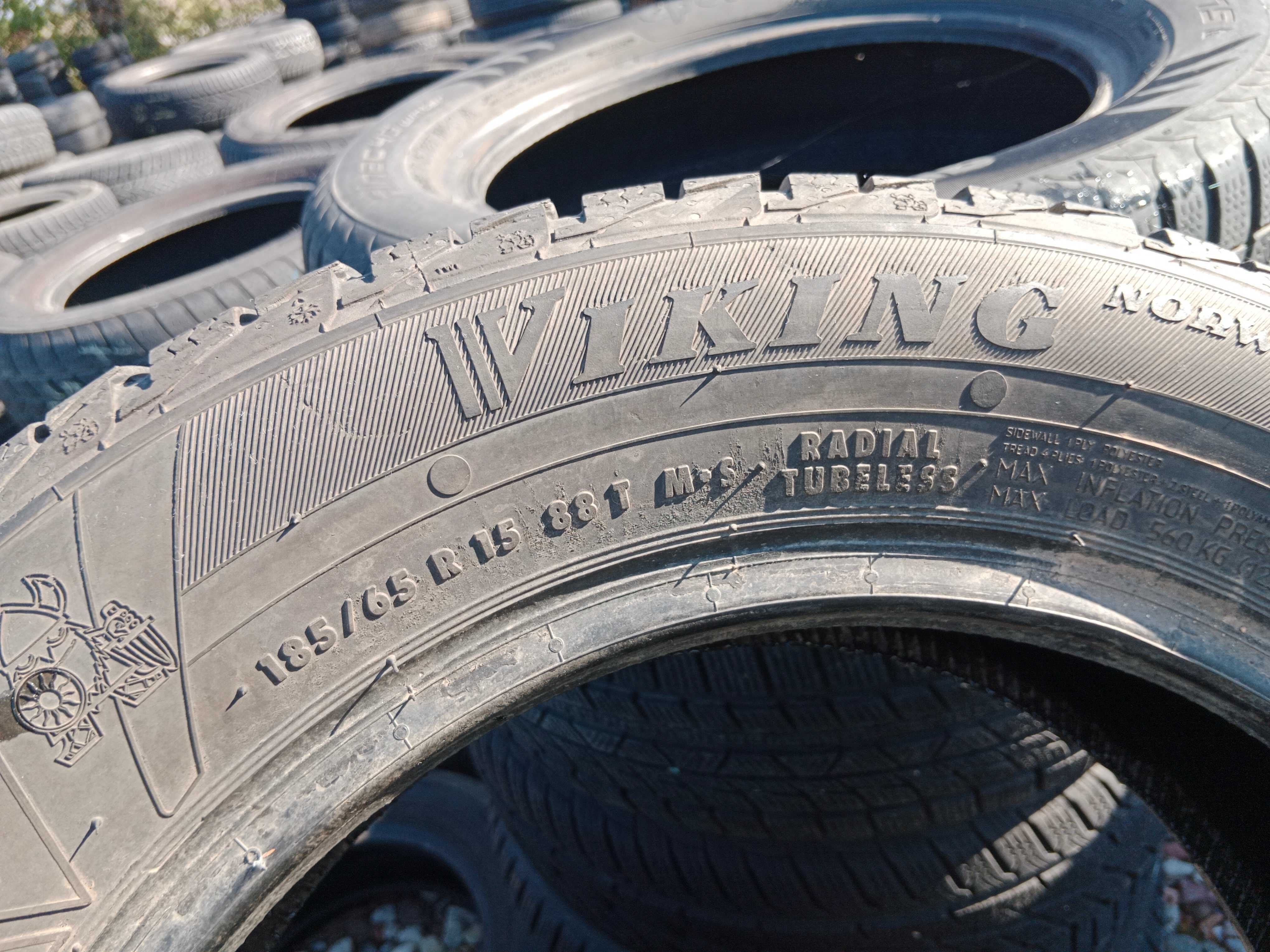 Opona używana 185/65R15 Viking Snow Tech II 1szt.
