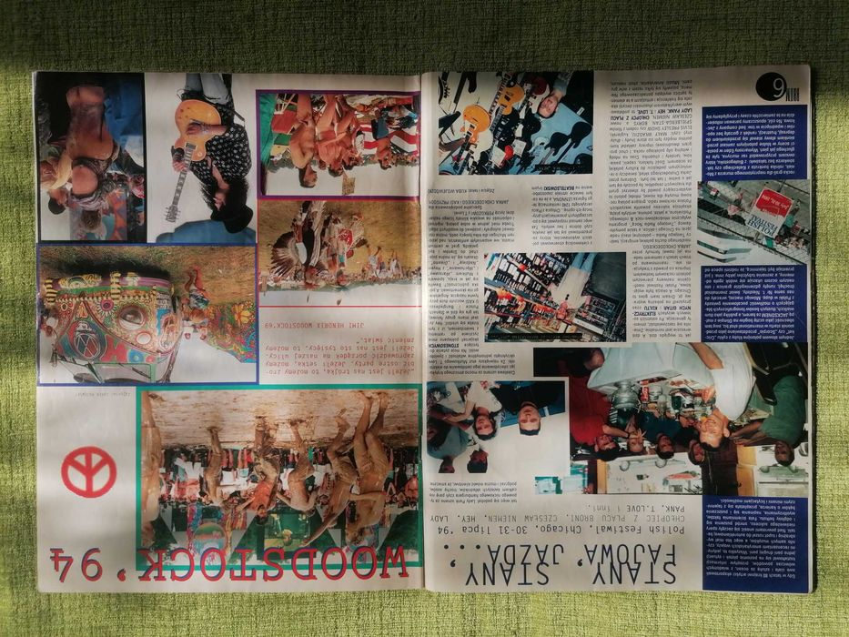 Pierwsze wydanie magazynu BRUM po śmierci Ryśka Riedla z Dżemu z 1994r