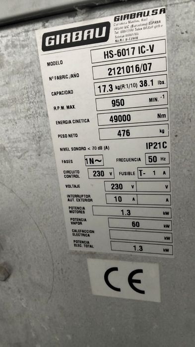 Maquina de lavar Roupa Girbau