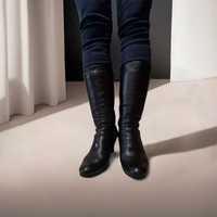 Чобітки сапожки Monarch зимове взуття на каблуку жіночі 39 розмір