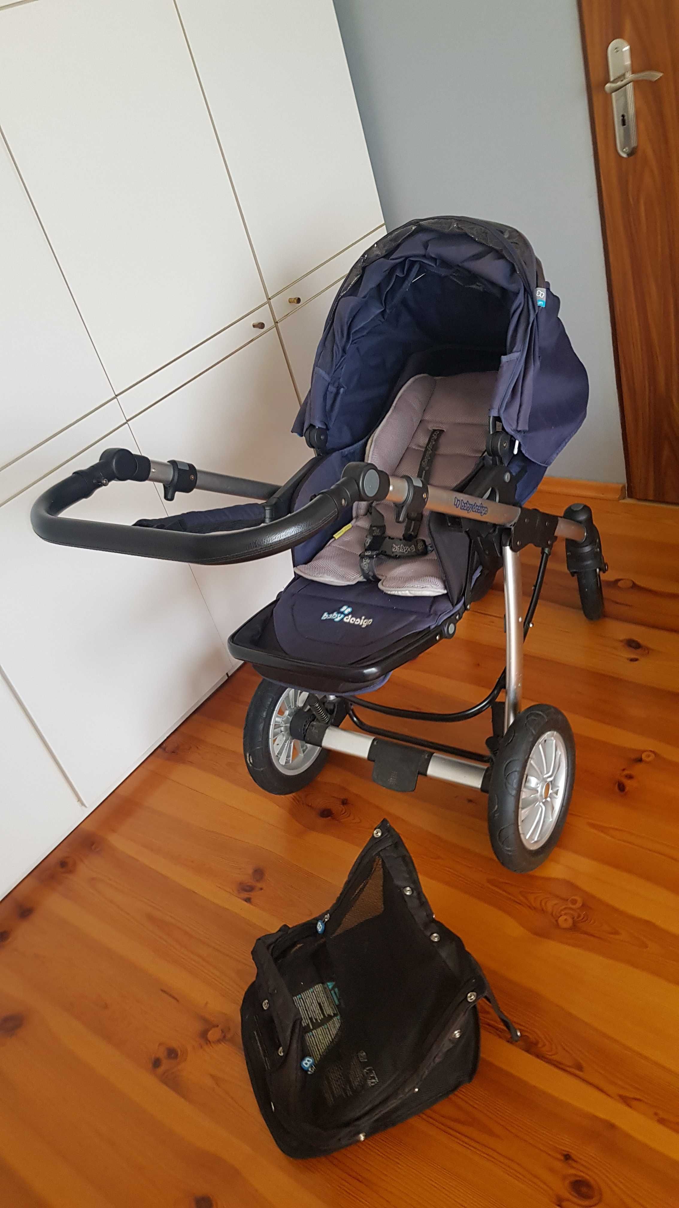 Wózek dziecięcy 3w1 baby design, model lupo comfort