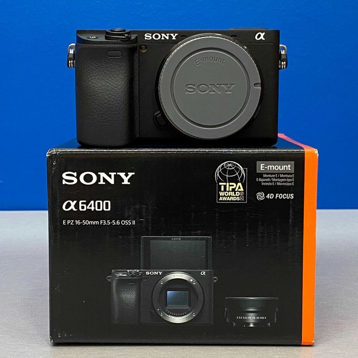 Sony Alpha A6400A (Corpo) - 24.2MP | 3 ANOS DE GARANTIA
