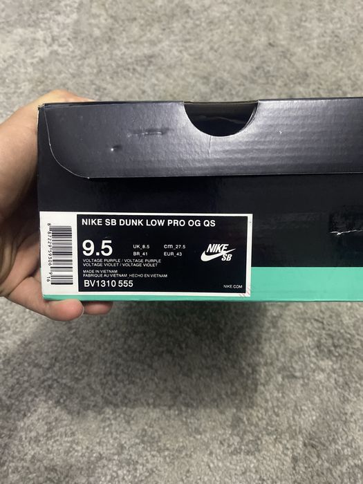 Nike Sb Dunk Pro og purple lobsters