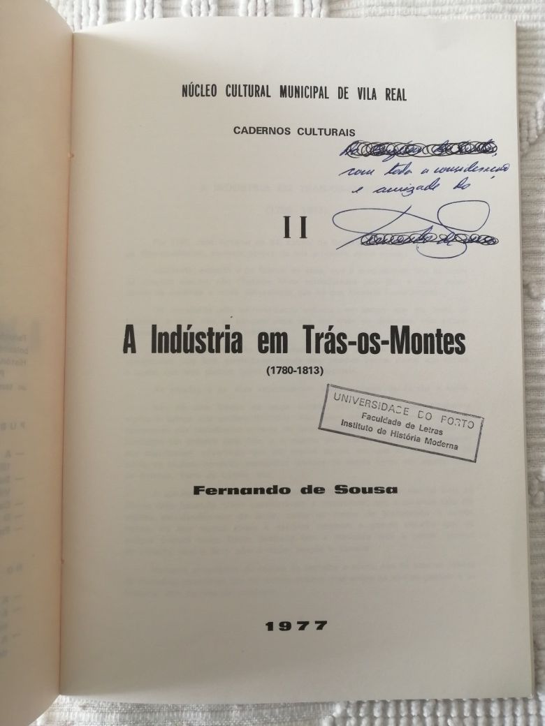 A Indústria em Trás-os-Montes, séc. XVIII/XIX- Fernando de Sousa