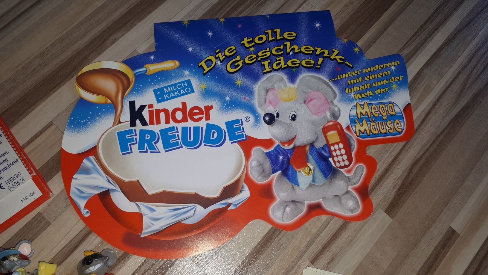 Figurki kinder niespodzianka z serii Myszki