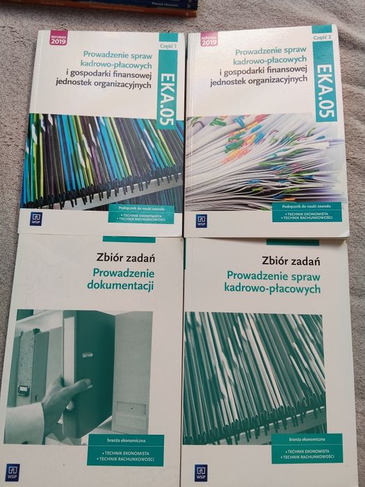 Prowadzenie spraw kodrowo płacowych część 1 i 2 oraz zbiory zadań