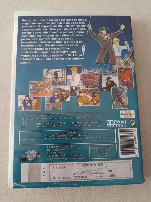 DVD moby dick.  .