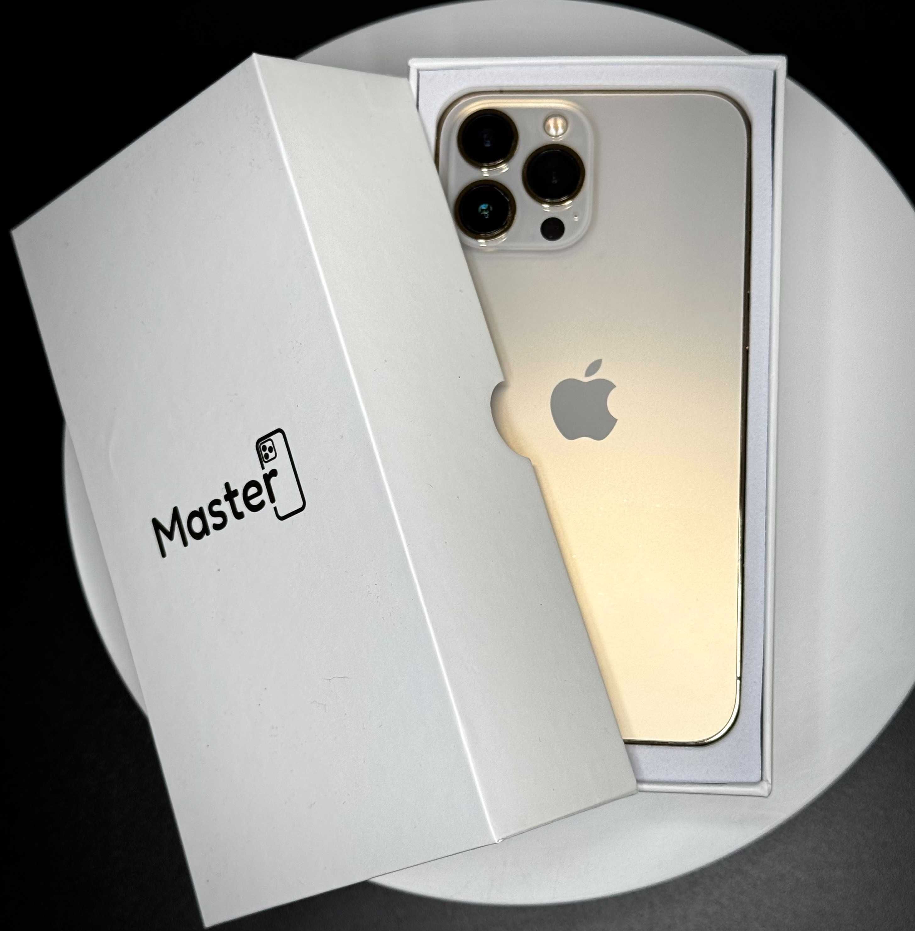 Apple iPhone 13 Pro Max 128GB Gold jak nowy 100% bat 6msc gwarancji