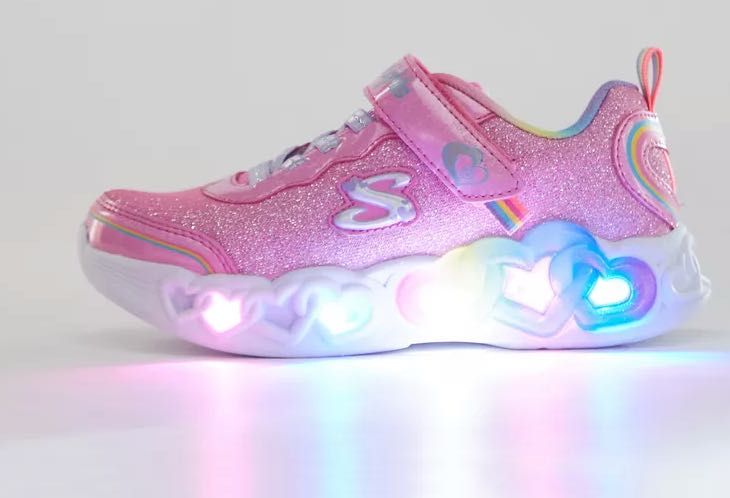 Buty SKECHERS Infinite Heart Lights  NOWE  migające, świecąca podeszwa