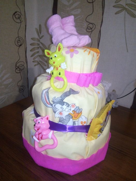 Торт з памперсів.Подарунок на виписку та хрестини. ЖИТОМИР