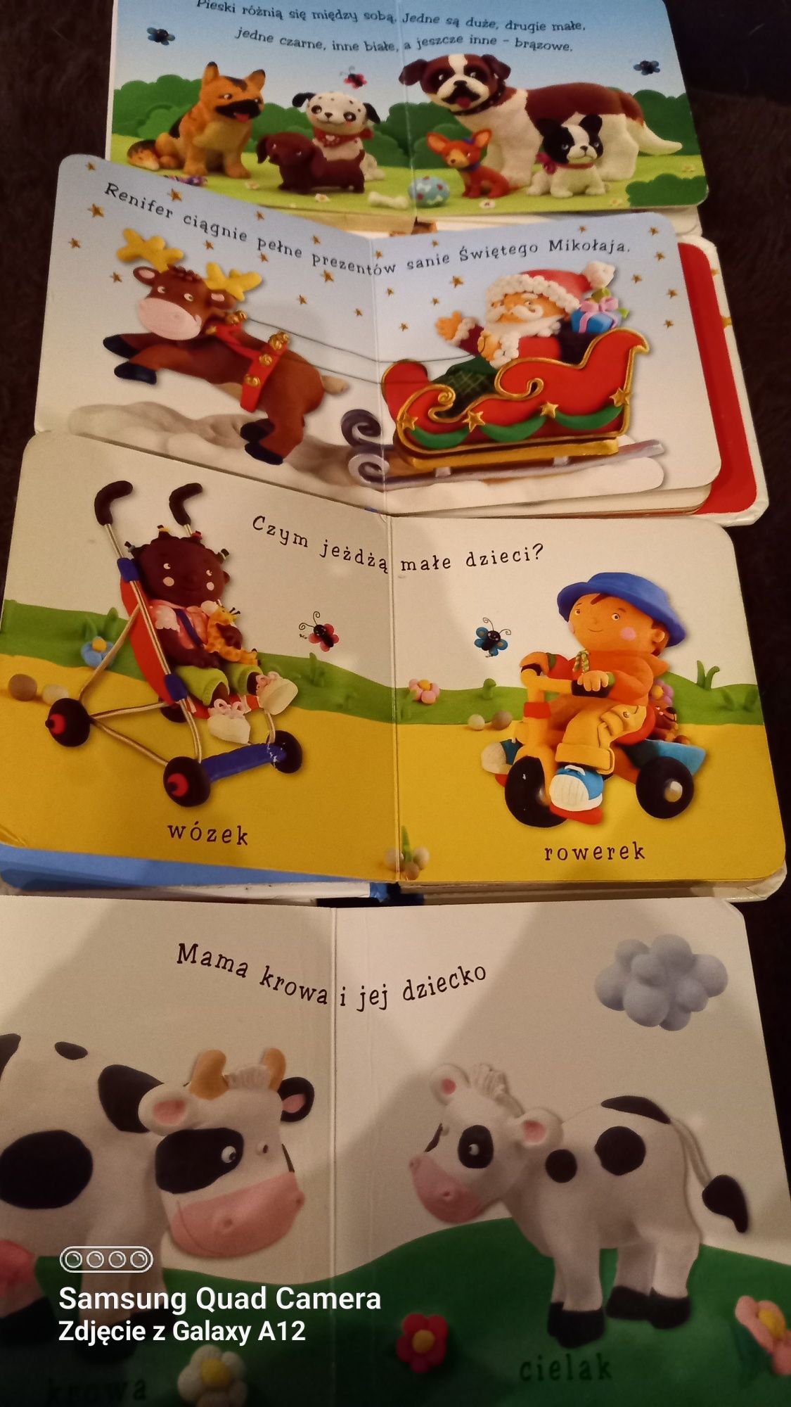 "Obrazki dla maluchów" 4 książeczki dla dzieci grube kartki