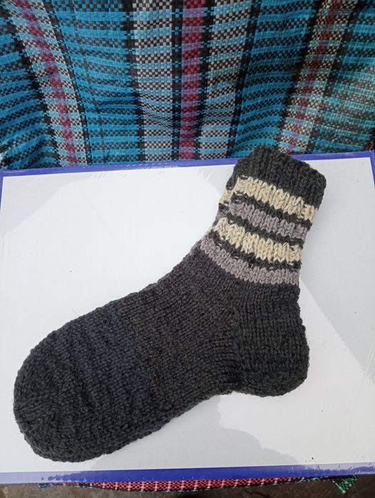 Носки вязаные, тёплые