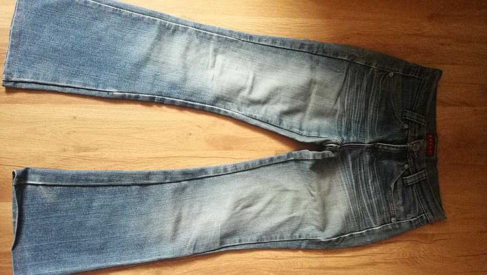 Spodnie jeans xs poszerzane