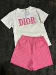 Комплект футболка шорти Dior