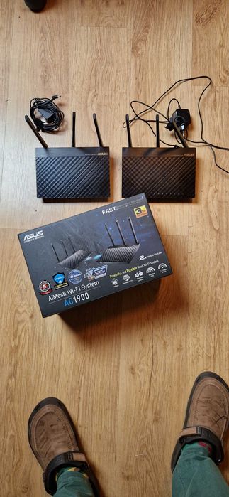 Router 2 pack Asus AimMesh AC1900