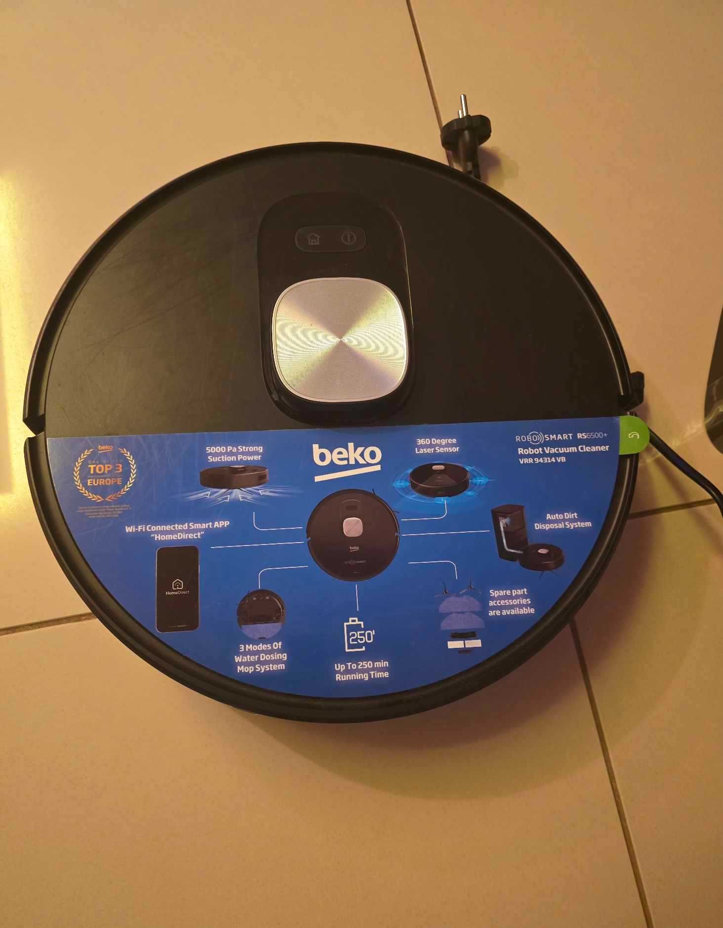 Robot sprzątający Beko RoboSmartPro VRR94314VB