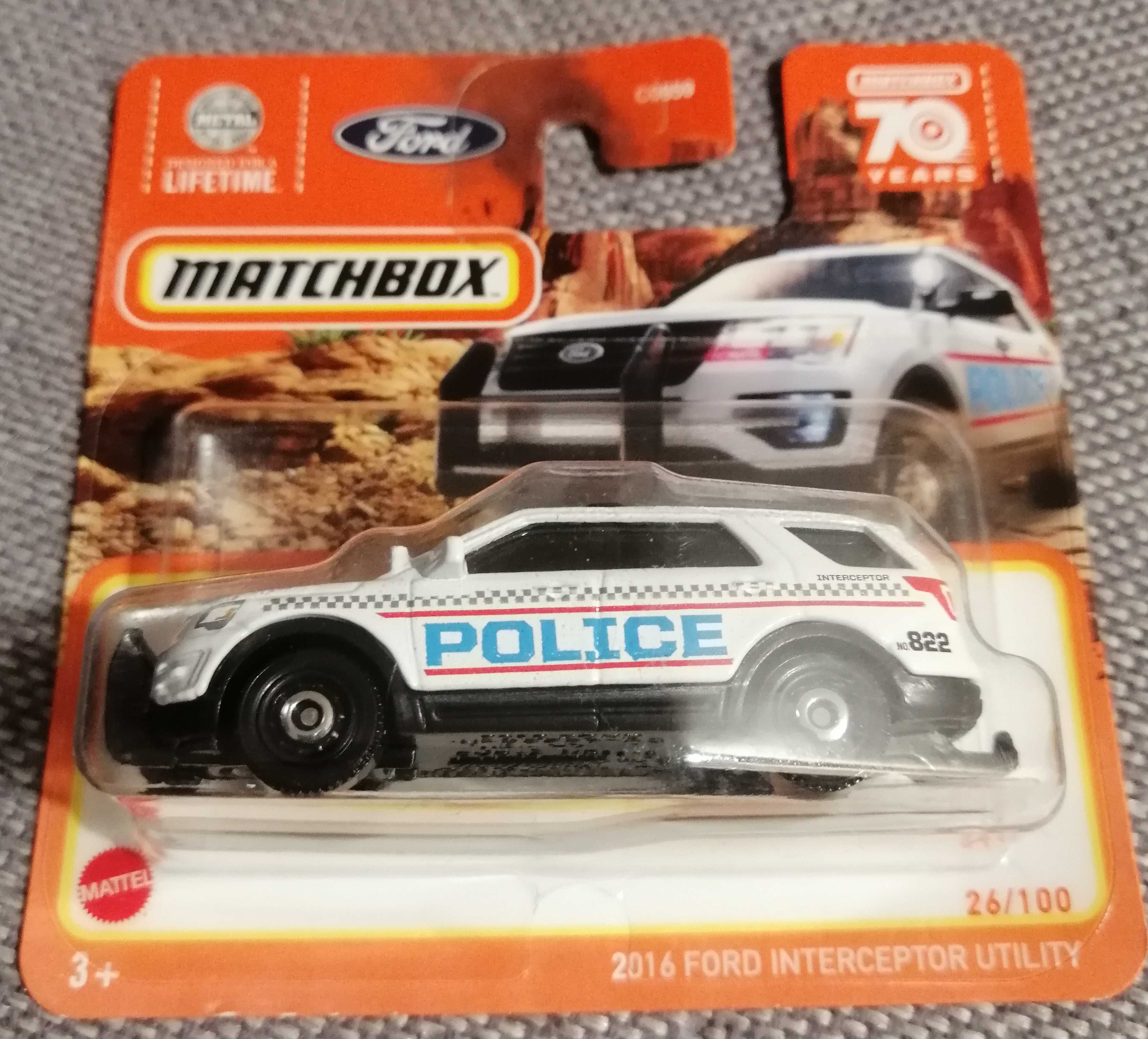 Matchbox 2016 Ford interceptor utility