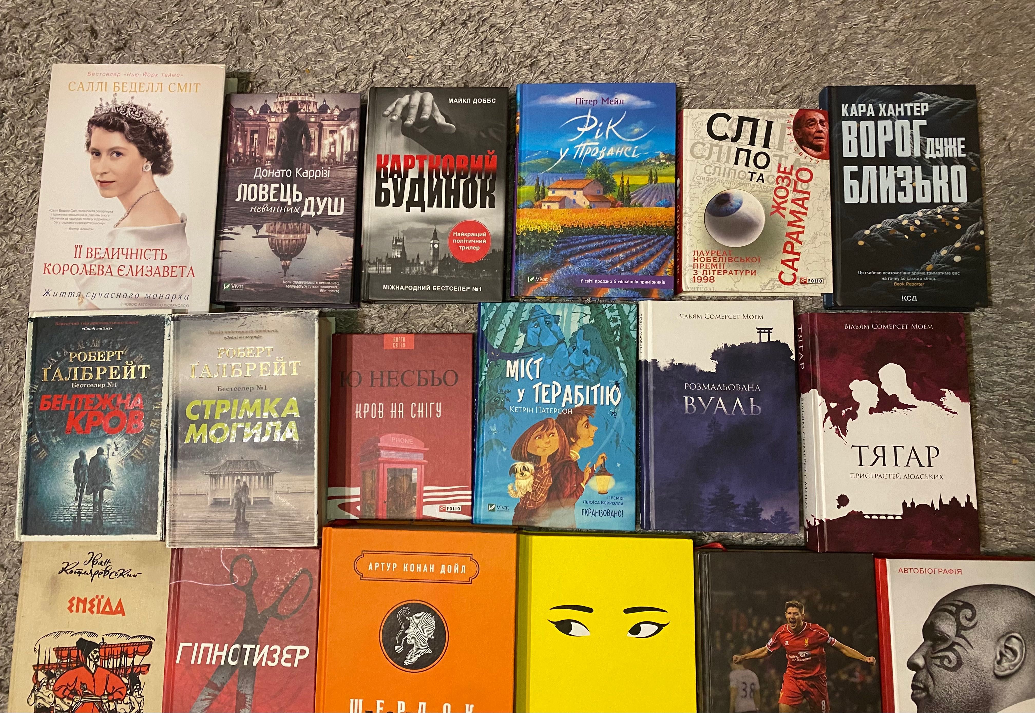 Книги дім в якому, рік у Провансі, сліпота, ловець невинних душ, кінг