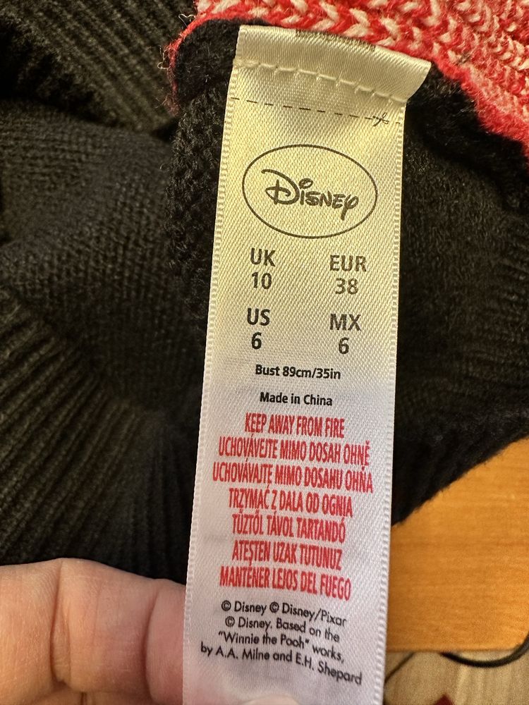 Sweterek swiąteczny rozmiar 38 Disney minnie mouse sesja święta