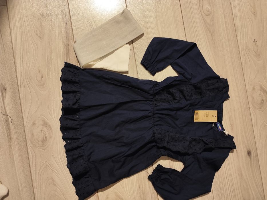 Sukienka dziewczęca z rajstopami firmy Lupilu rozmiar 110