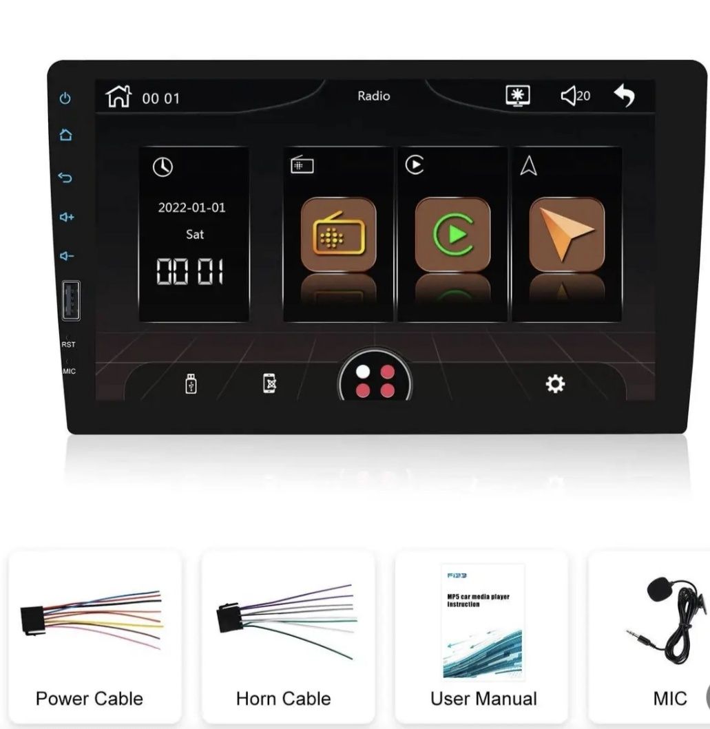 Radio Auto MP5 - 1 din 9"