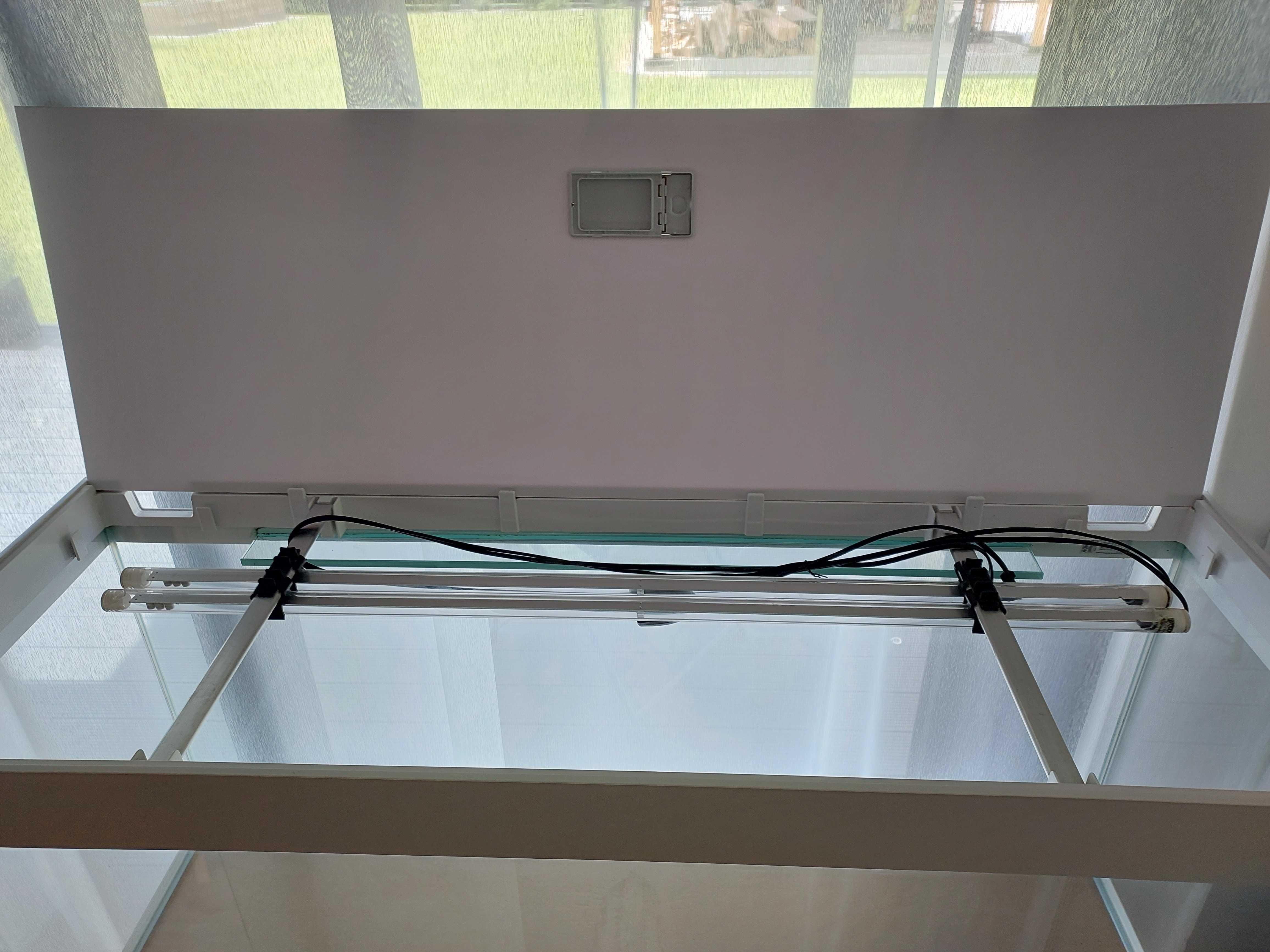 Akwarium Aquael Opti Set 240 l biały + szafka + 2 x LED Day & Night