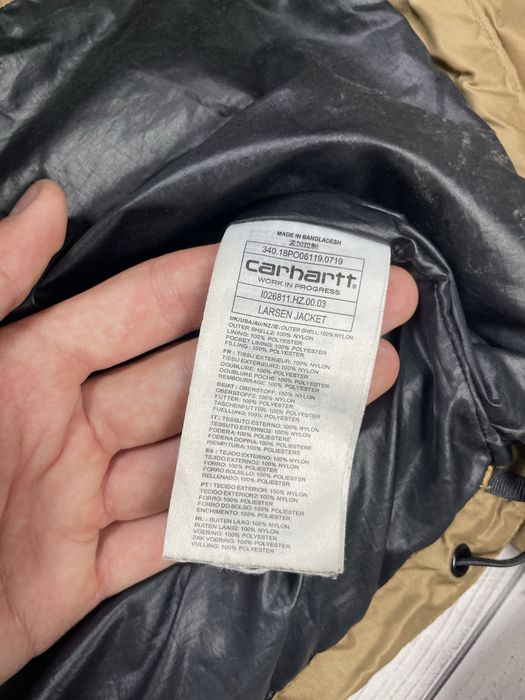 Мужской пуховик carhartt wip размер С