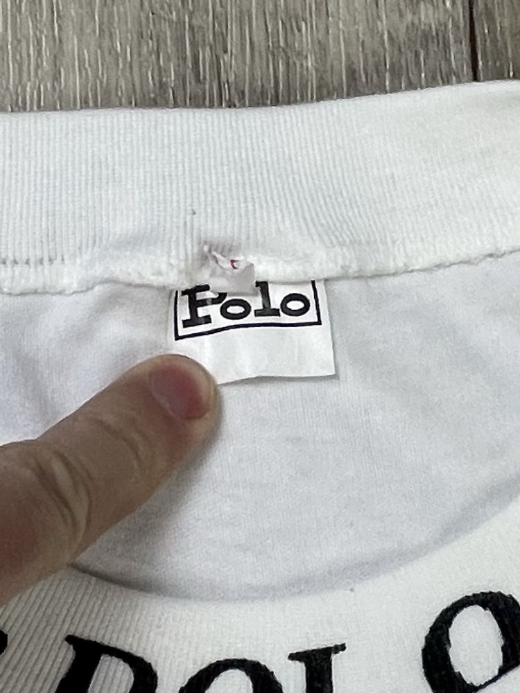 Ralph Lauren Polo Bear футболка XL размер белая фирменная