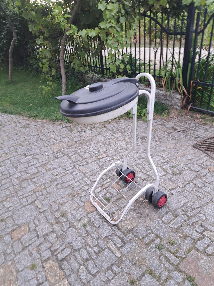 Stojak na worki na odpady - wózek