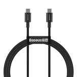 Baseus kabel Superior PD USB-C - USB-C 1,0m czarny 100W