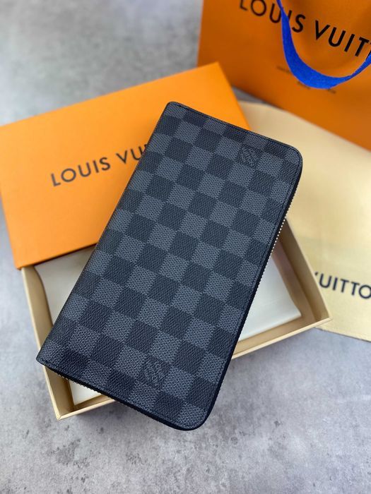 Черный органайзер Louis Vuitton кошелек Луи Виттон бумажник LV k331