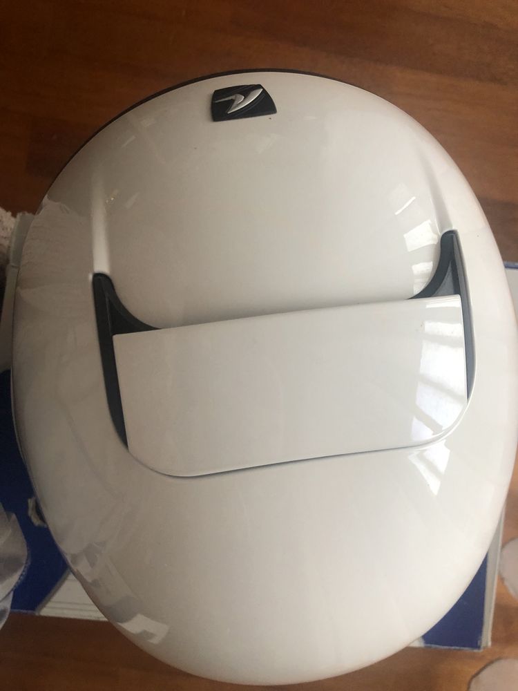 Capacete Moto Shark Raw Branco tamanho M
