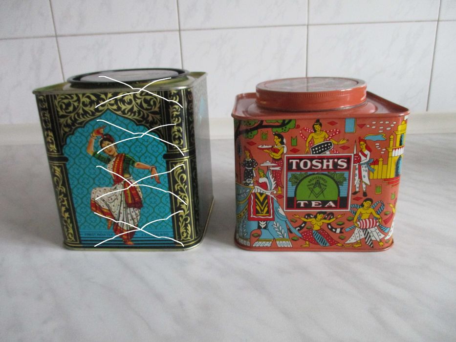 коробка от чая времен ссср