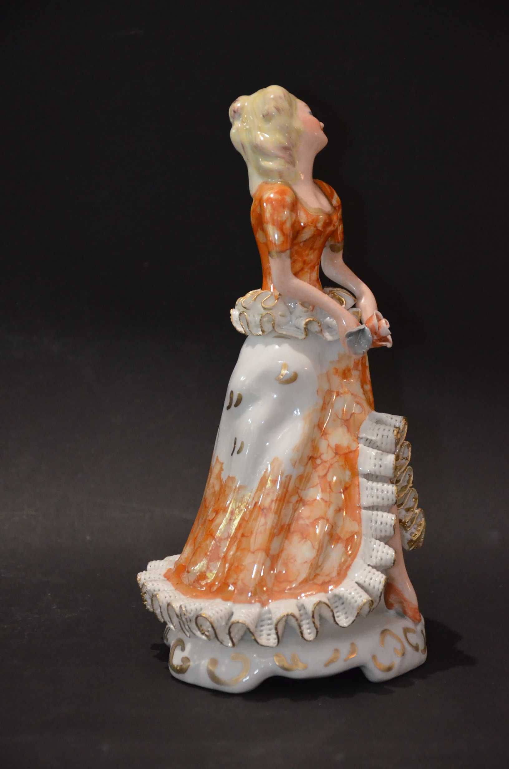 Porcelana figurka 2 do kolekcji Roceram Alba Iulia Rumunia 24,5cm