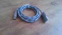 Прочный micro USB кабель в тканевой оплетке длиной 1 метр