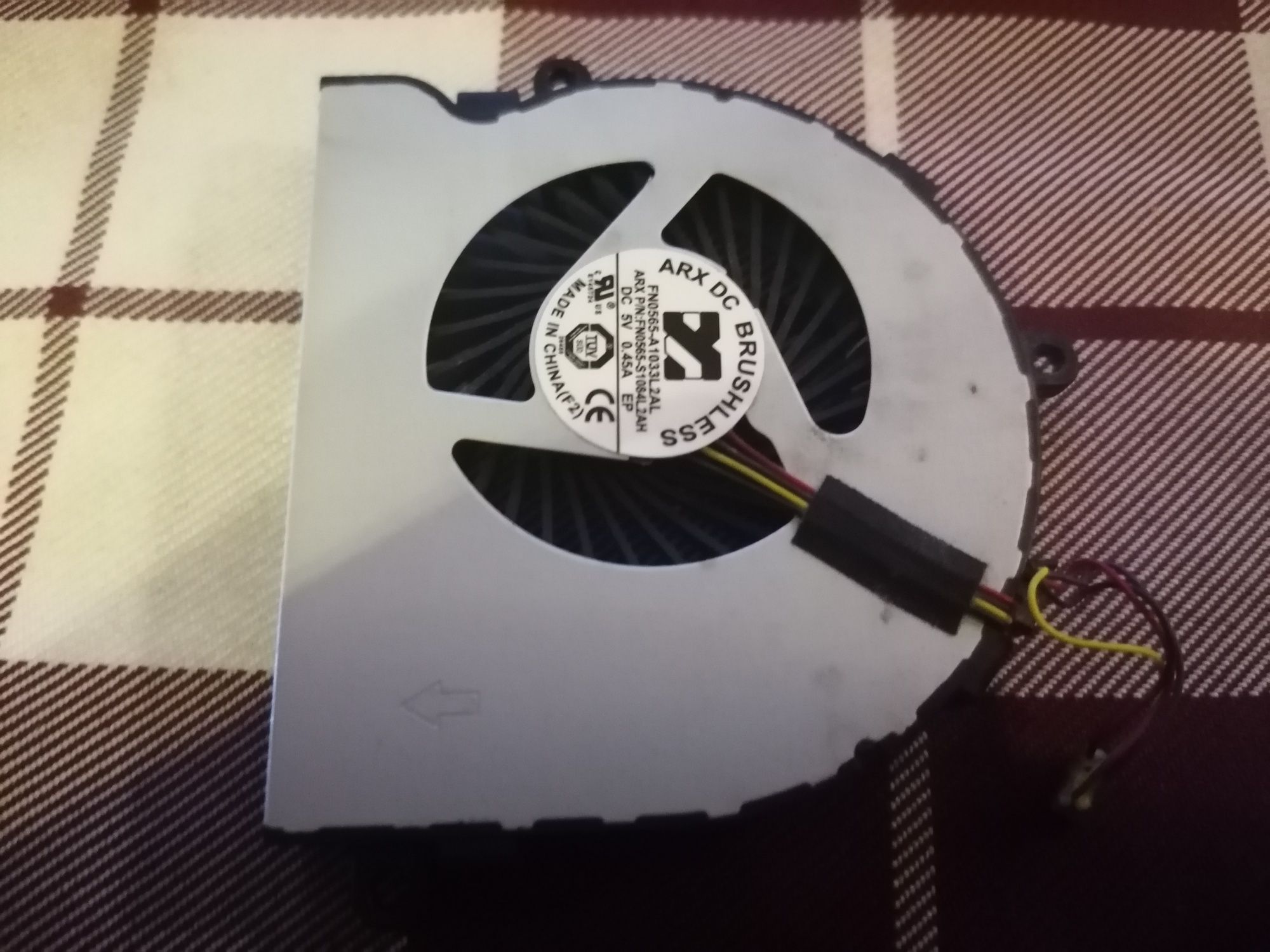 Wentylator, wiatrak do HP 15 AF, BA, AC, AY, używany, orginalny