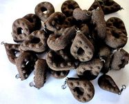 Ciężarki karpiowe grippa 90gram x 30szt kolor brązowy
