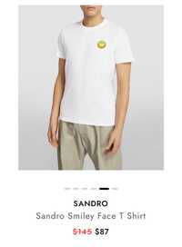 Футболка SANDRO Sandro Smiley Face T Shirt