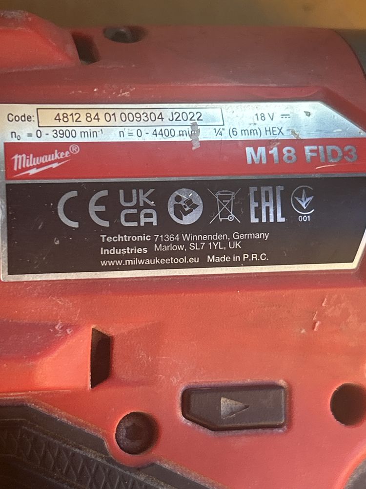 Milwaukee M18 FlD3