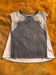 Bluzka tunika Sinsay elegancka oversize r.S zdobienia