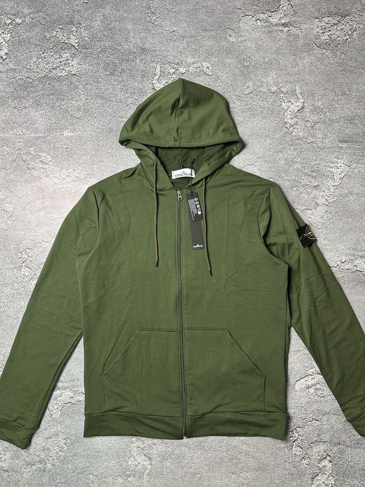 Хакі зіп худі Stone Island | Аунтефік ОЛХ ДОСТАВКОЮ!