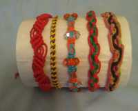 Pulseiras diversas artesanais